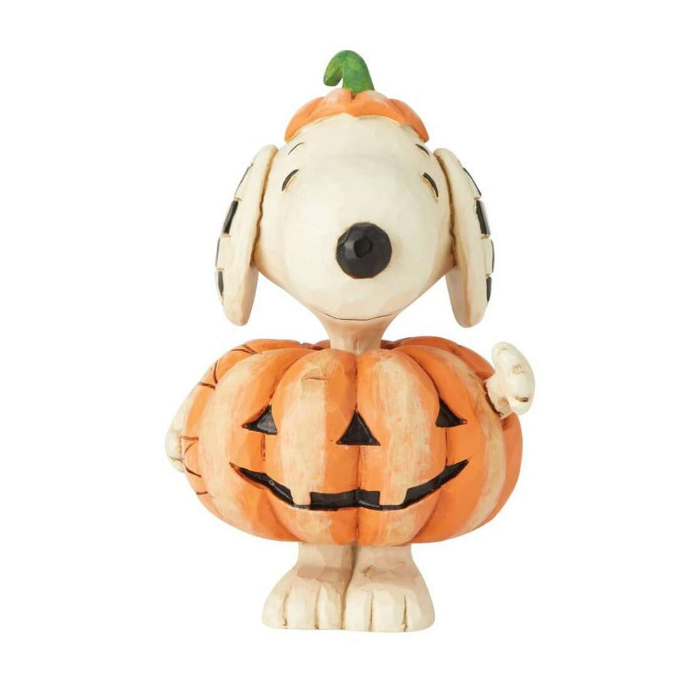 Peanuts by Jim Shore Mini Snoppy Pumpkin 9cm