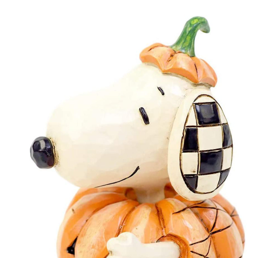 Peanuts by Jim Shore Mini Snoppy Pumpkin 9cm