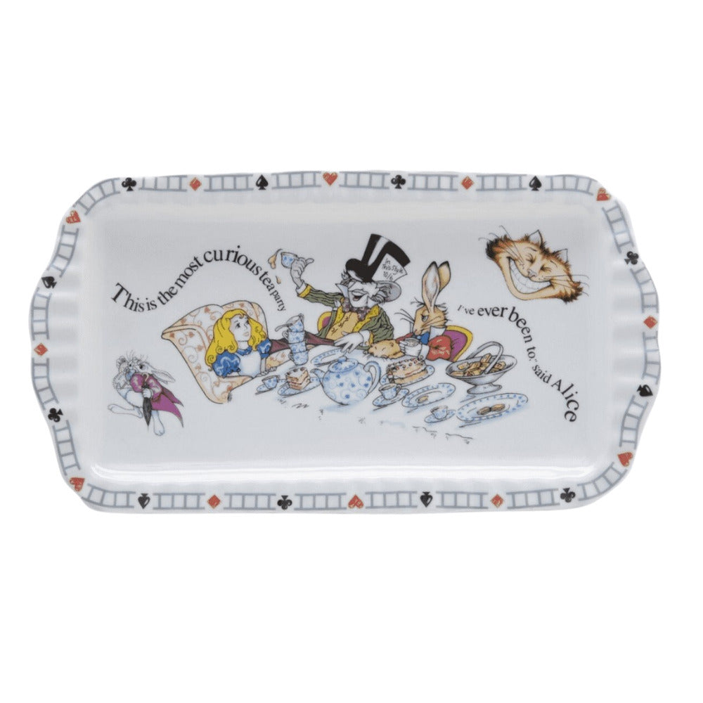 Alice in Wonderland Curiosity Rectangular Cookie Tray