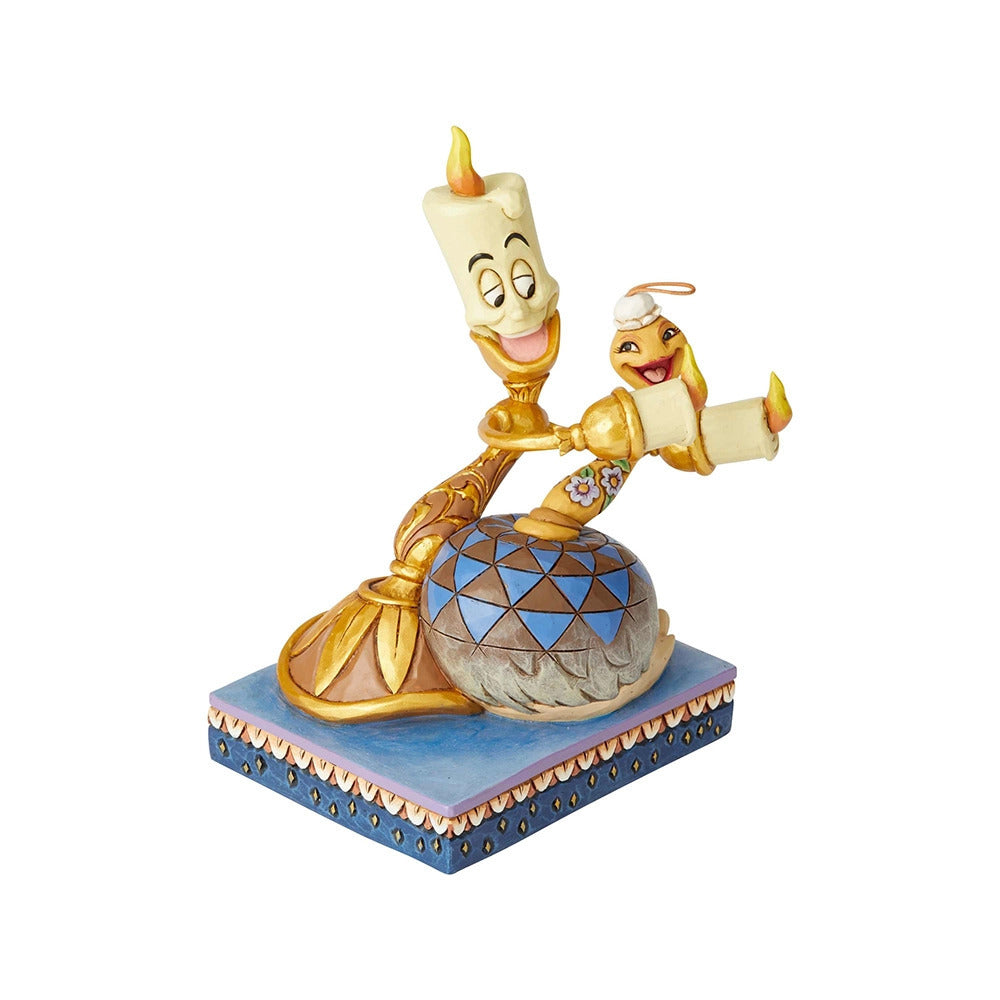 Disney Traditions  Lumiere & Feather Duster Beauty & The Beast