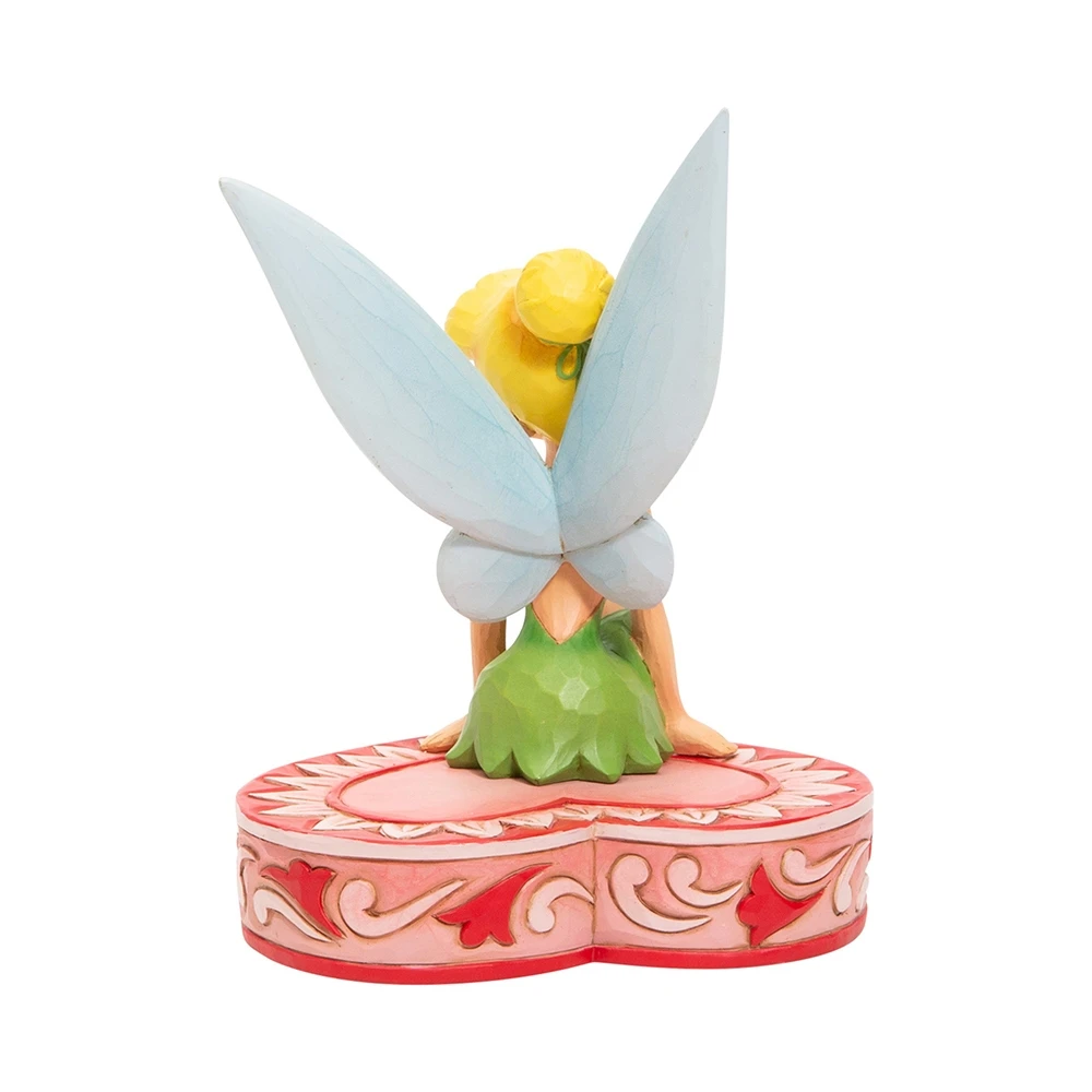 Disney Traditions Tinker Bell Love Seat Sitting on Heart