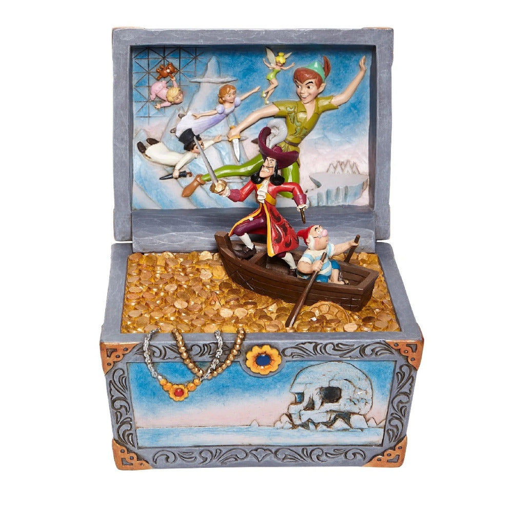 Disney Traditions Peter Pan Treasure Chest Scene
