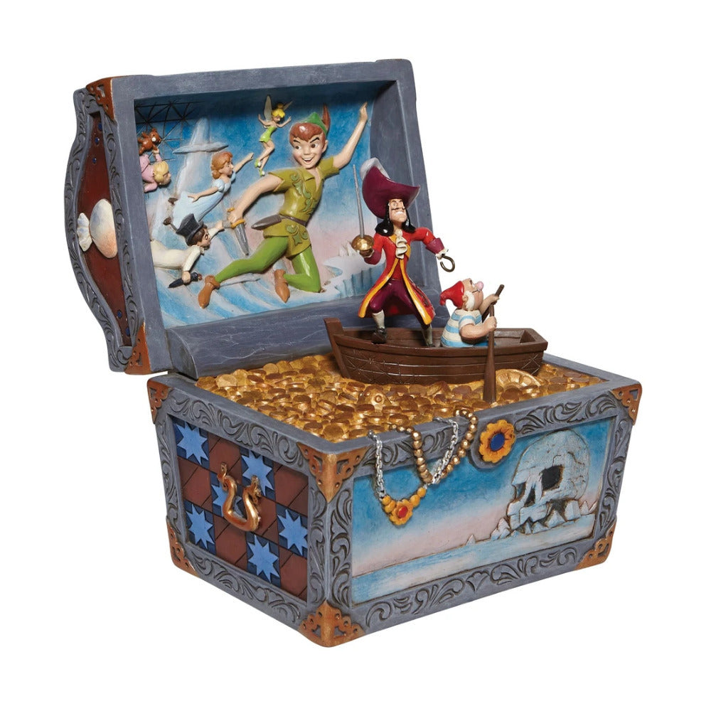 Disney Traditions Peter Pan Treasure Chest Scene