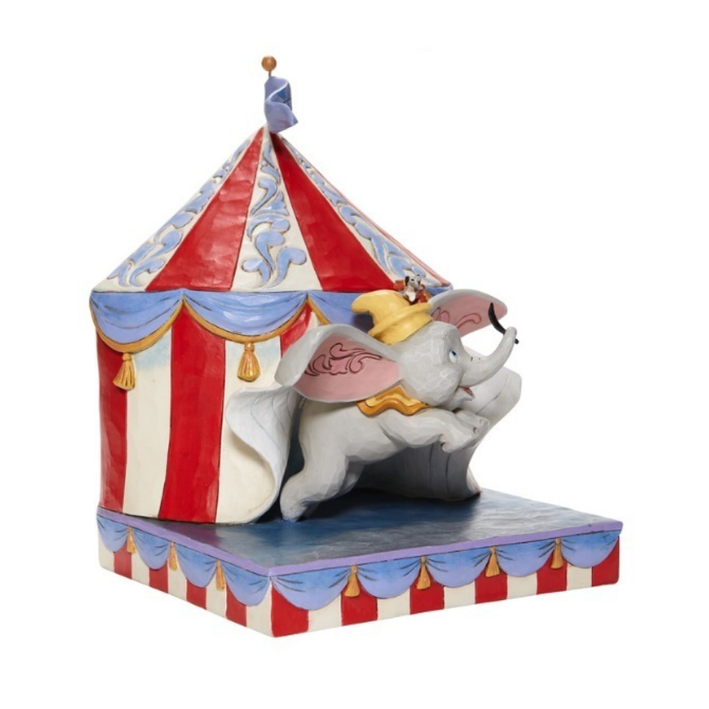 Disney Traditions Dumbo Flying Out of Tent Scene