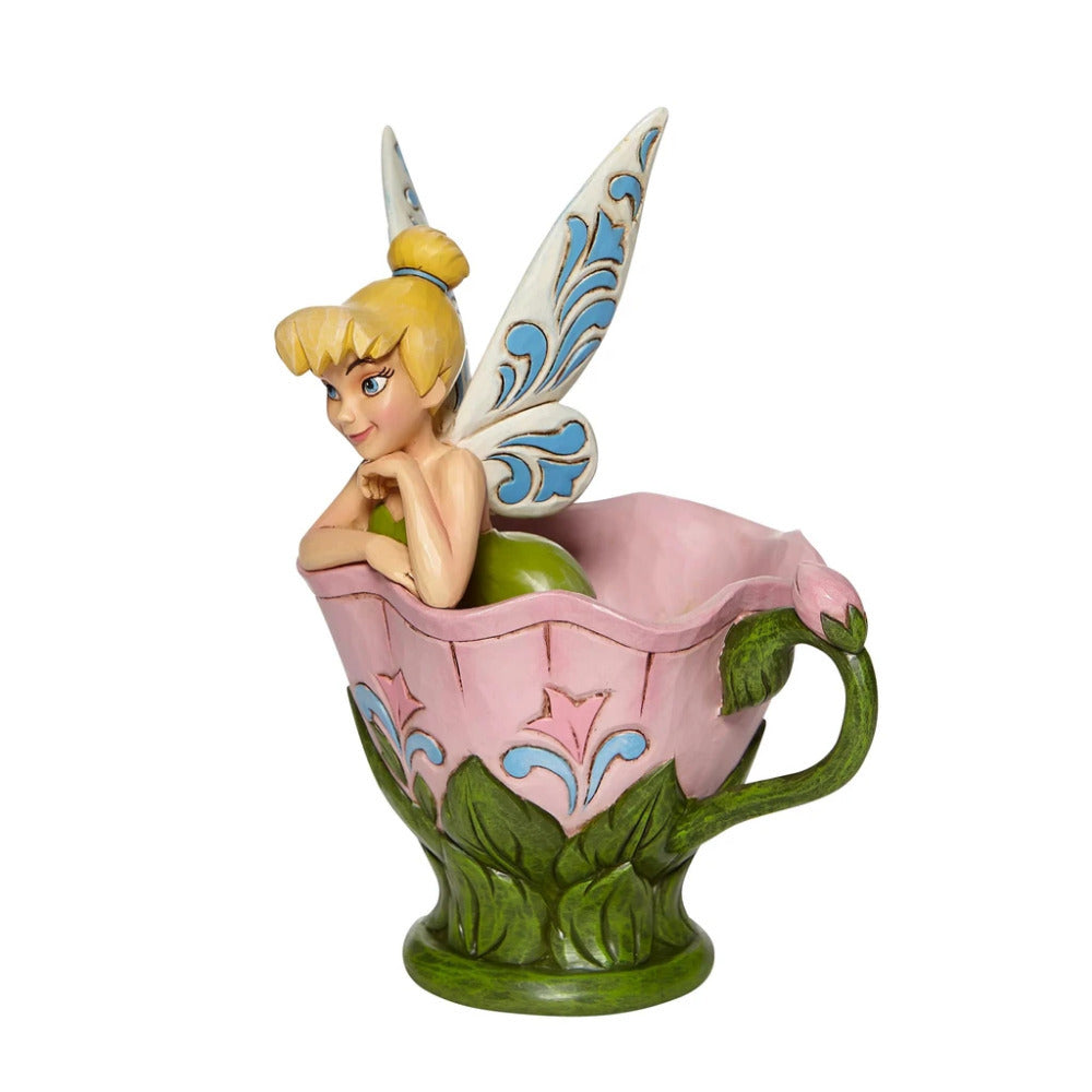 Disney Traditions Tink Tinker Bell Sitting in Flower