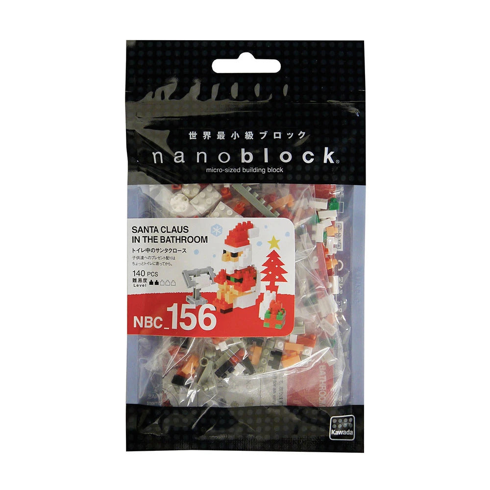 Nanoblock NBC_156 Santa on the Dunny in the Bathroom