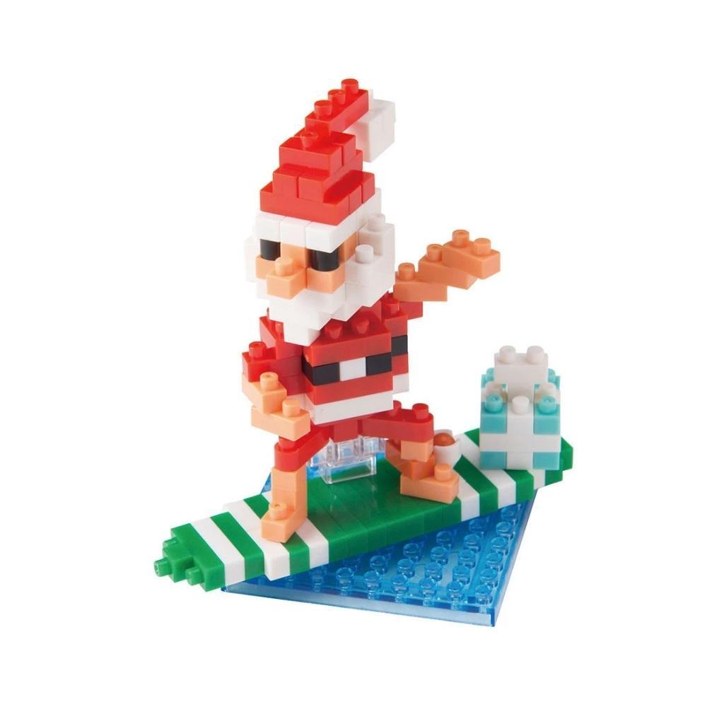 Nanoblock NBC_153 Surfing Santa Claus