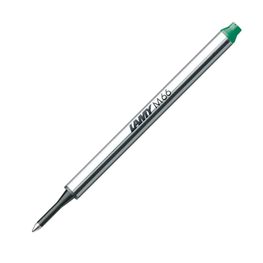LAMY M66 Rollerball Pen Refill - Medium Green (Set of 2)