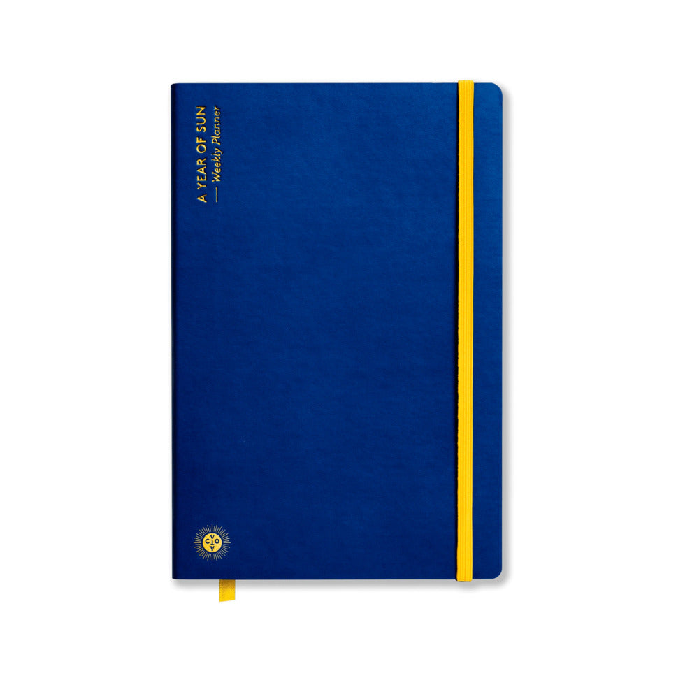 Octaevo A Year of Sun Undated Agenda Weekly A5 Blue