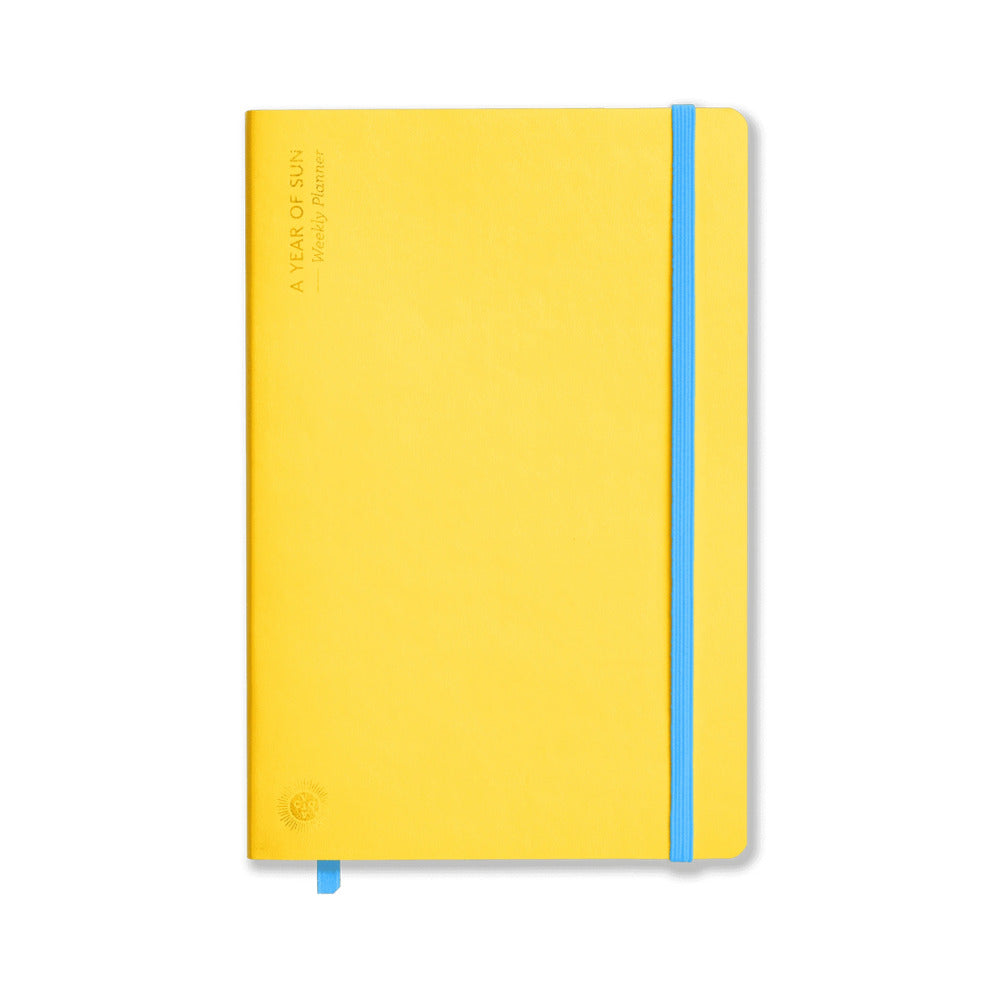 Octaevo A Year of Sun Undated Agenda Weekly A5 Yellow