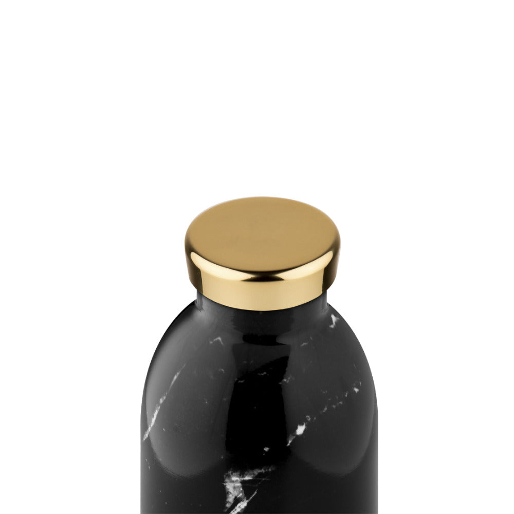 24Bottles Clima Bottle Insulated Water Bottle 850ml - Black Marble