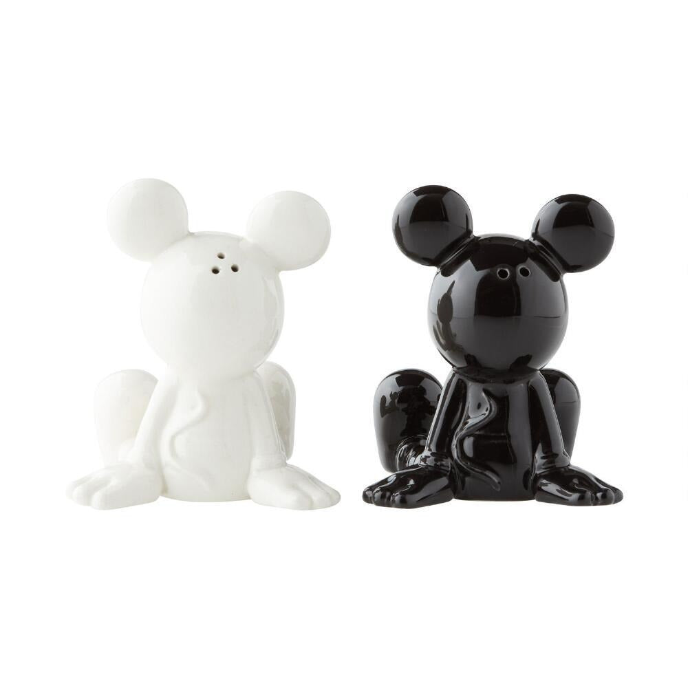 Disney Salt & Pepper Shaker Set - Black & White Mickey