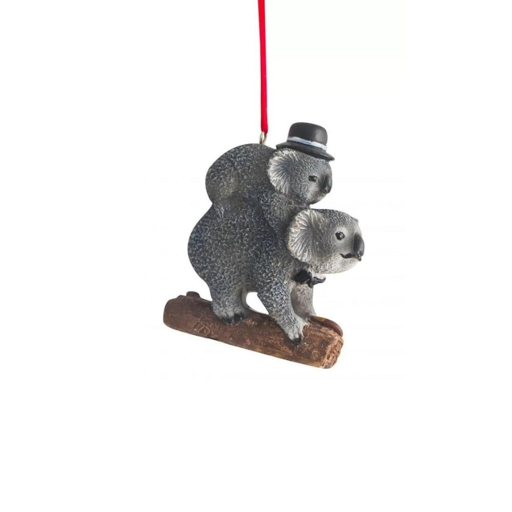 Australiana Dad & Son Gentleman Koala 8cm (Set of 2)