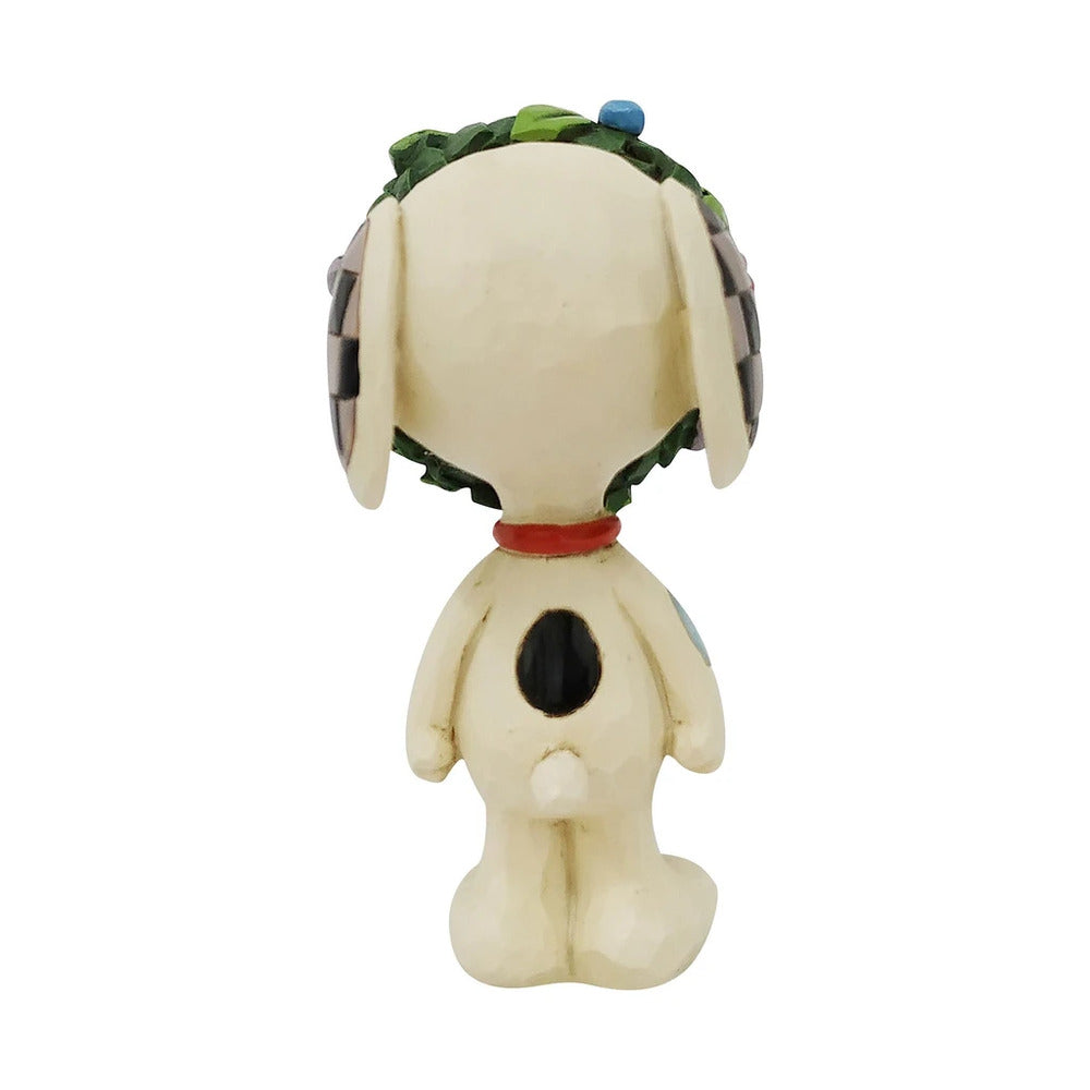 Peanuts by Jim Shore Mini Snoopy with Wreath