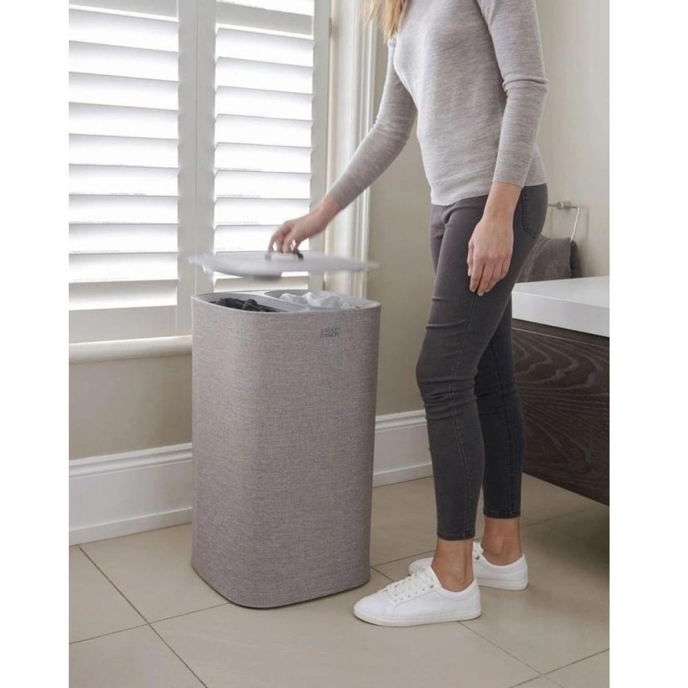 Joseph Joseph Tota 60-litre Laundry Separation Basket - Grey