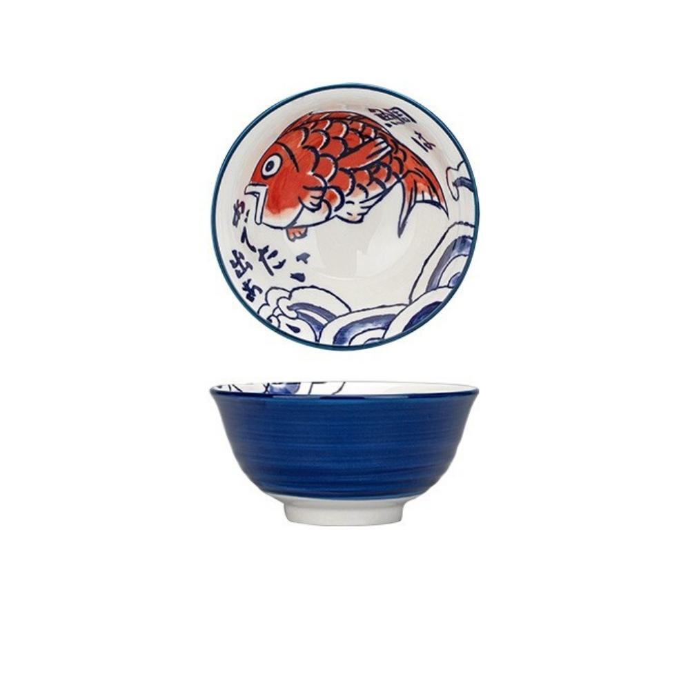 Ceramic Koi Carp 15cm Donburi Bowl