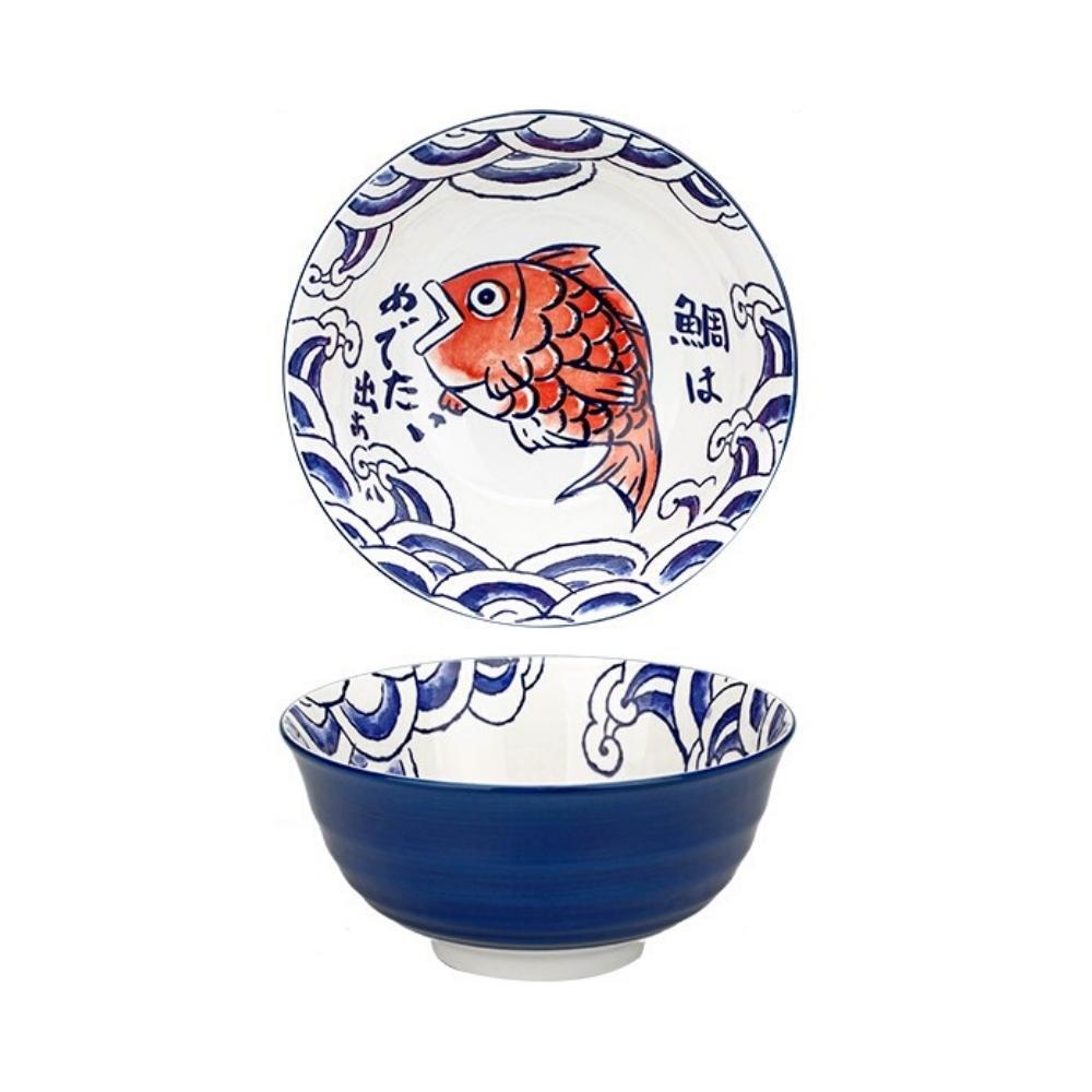 Ceramic Koi Carp 20cm Ramen Bowl