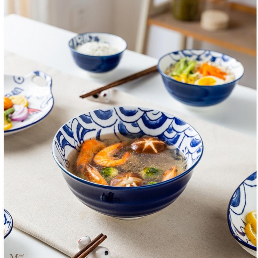 Ceramic Koi Carp 20cm Ramen Bowl