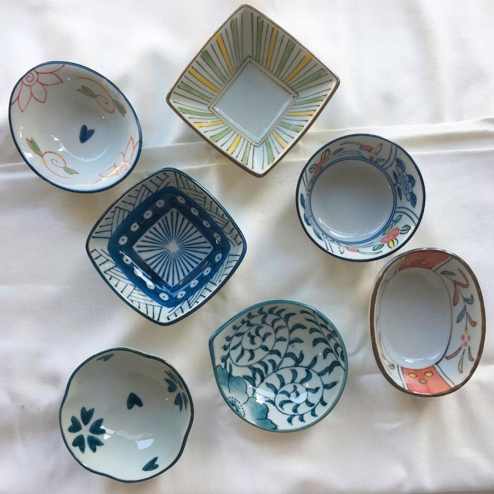 Japanese Style Special Shape Dipping Dish (Set of 7)
