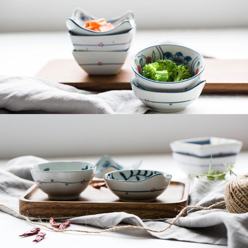 Japanese Style Special Shape Dipping Dish (Set of 7)