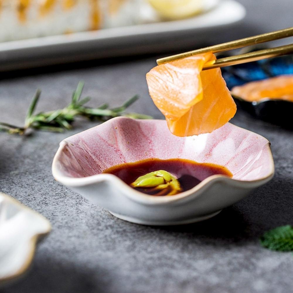 Pink Lotus Ceramic Mini Dish (Set of 2)