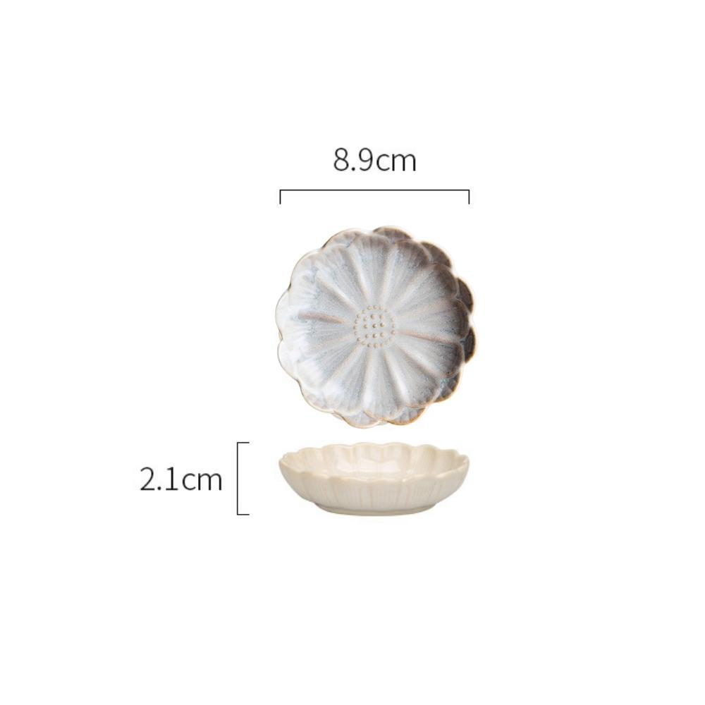 White Plum Blossom Ceramic Mini Dish (Set of 2)