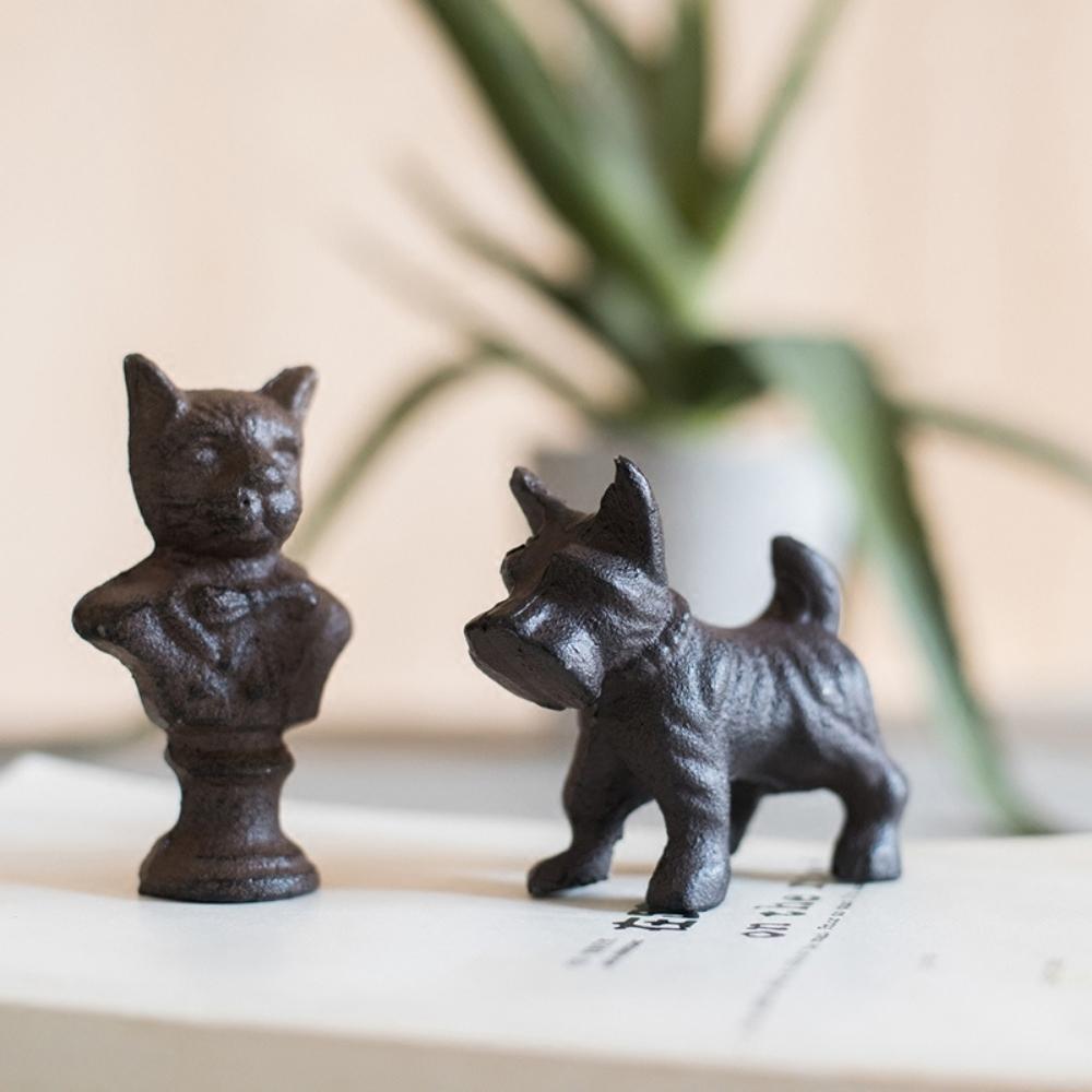 Cast Iron Scottish Terrier Dog Minifigure