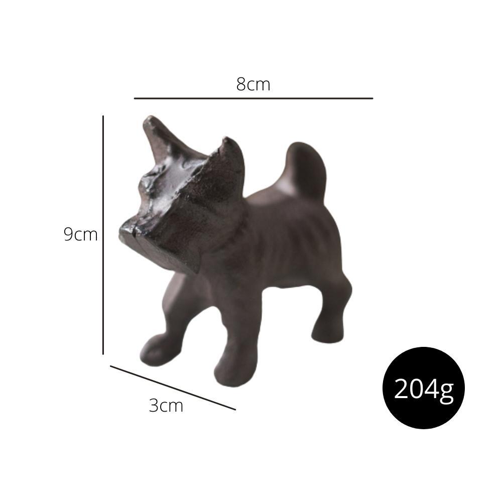 Cast Iron Scottish Terrier Dog Minifigure