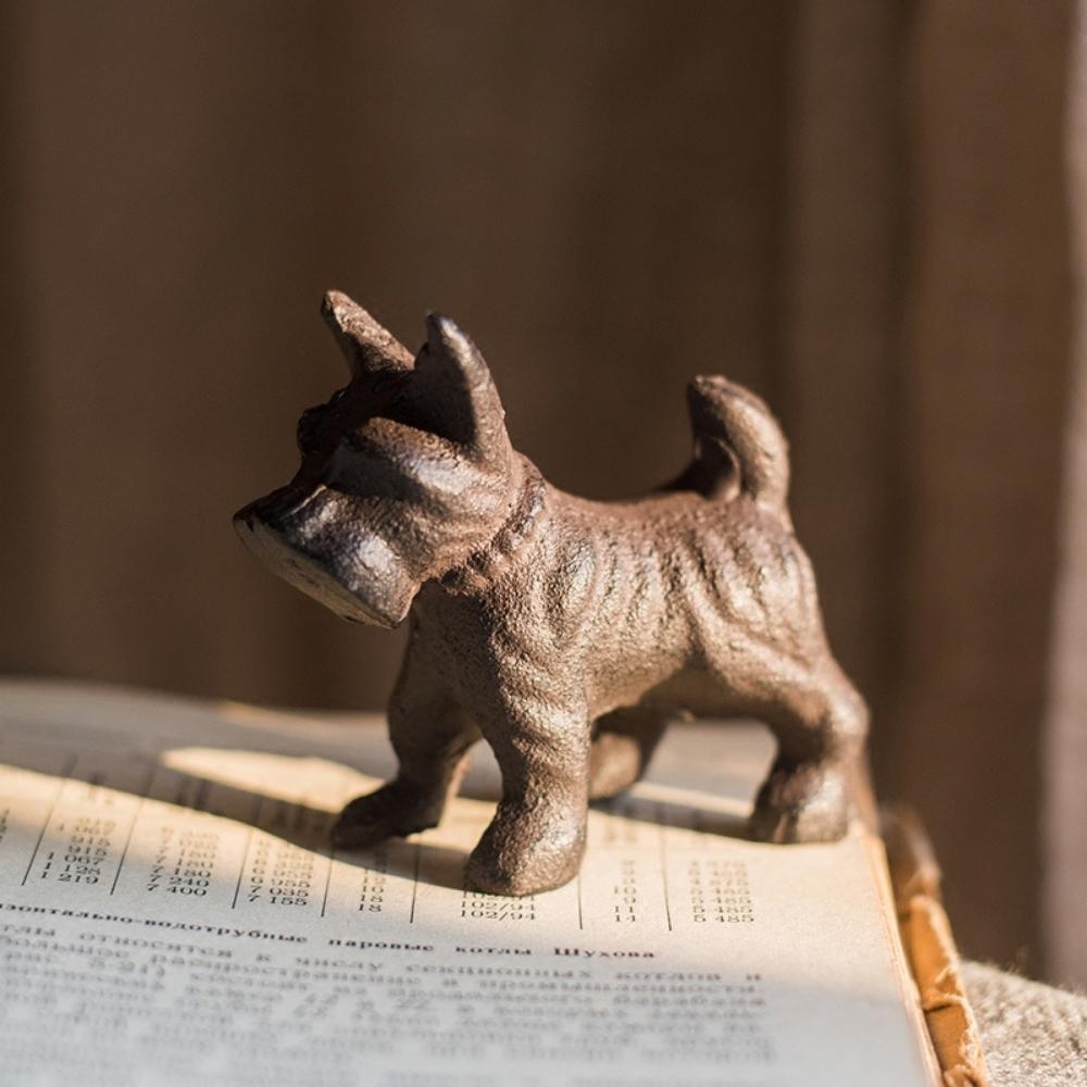 Cast Iron Scottish Terrier Dog Minifigure
