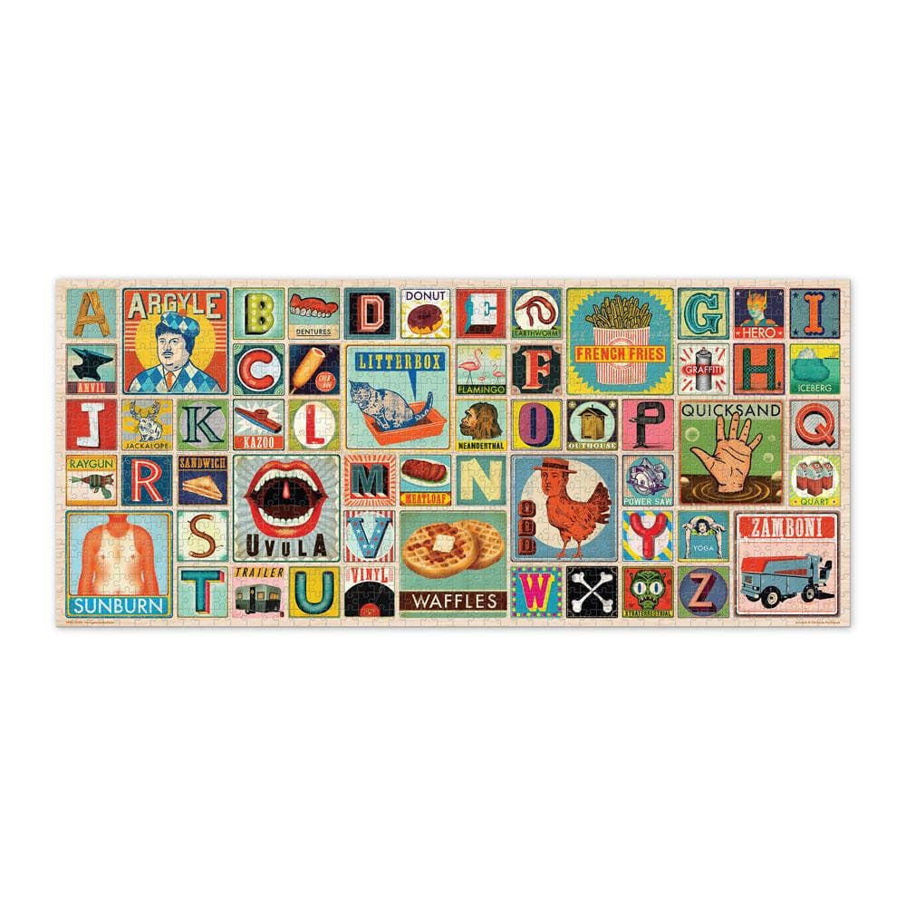 Fred & Friends XYZ Blocks 1000 Piece Puzzle