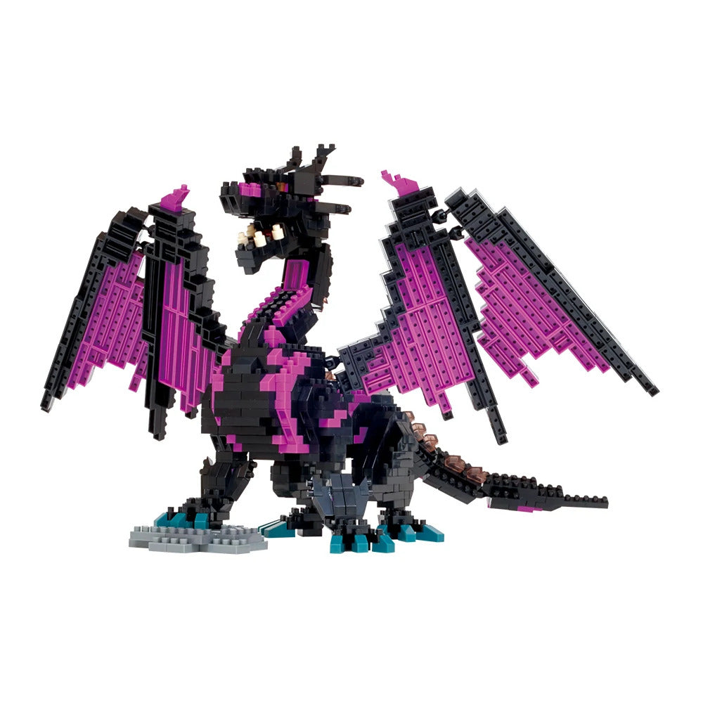 Nanoblock NBM-032 DX Dragon Purple & Black