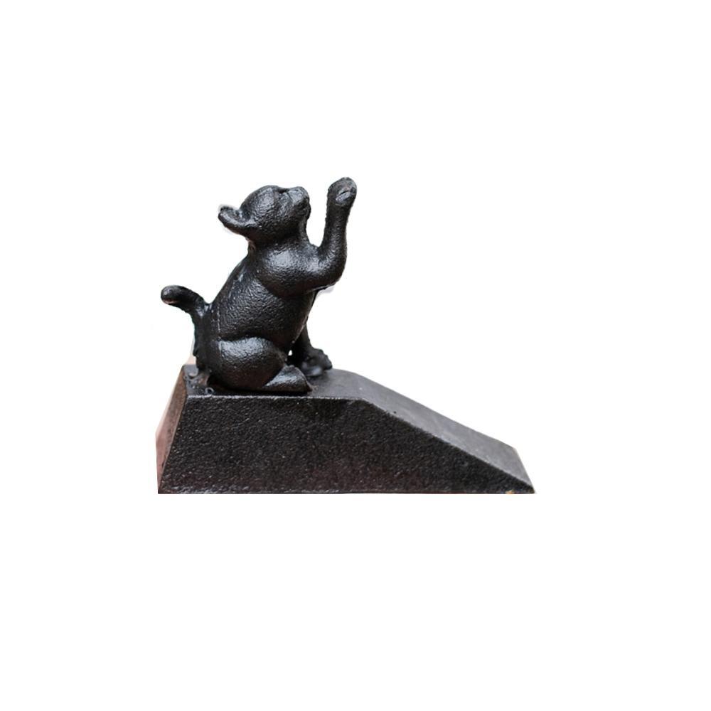 Vintage Cast Iron Door Stopper - Cat