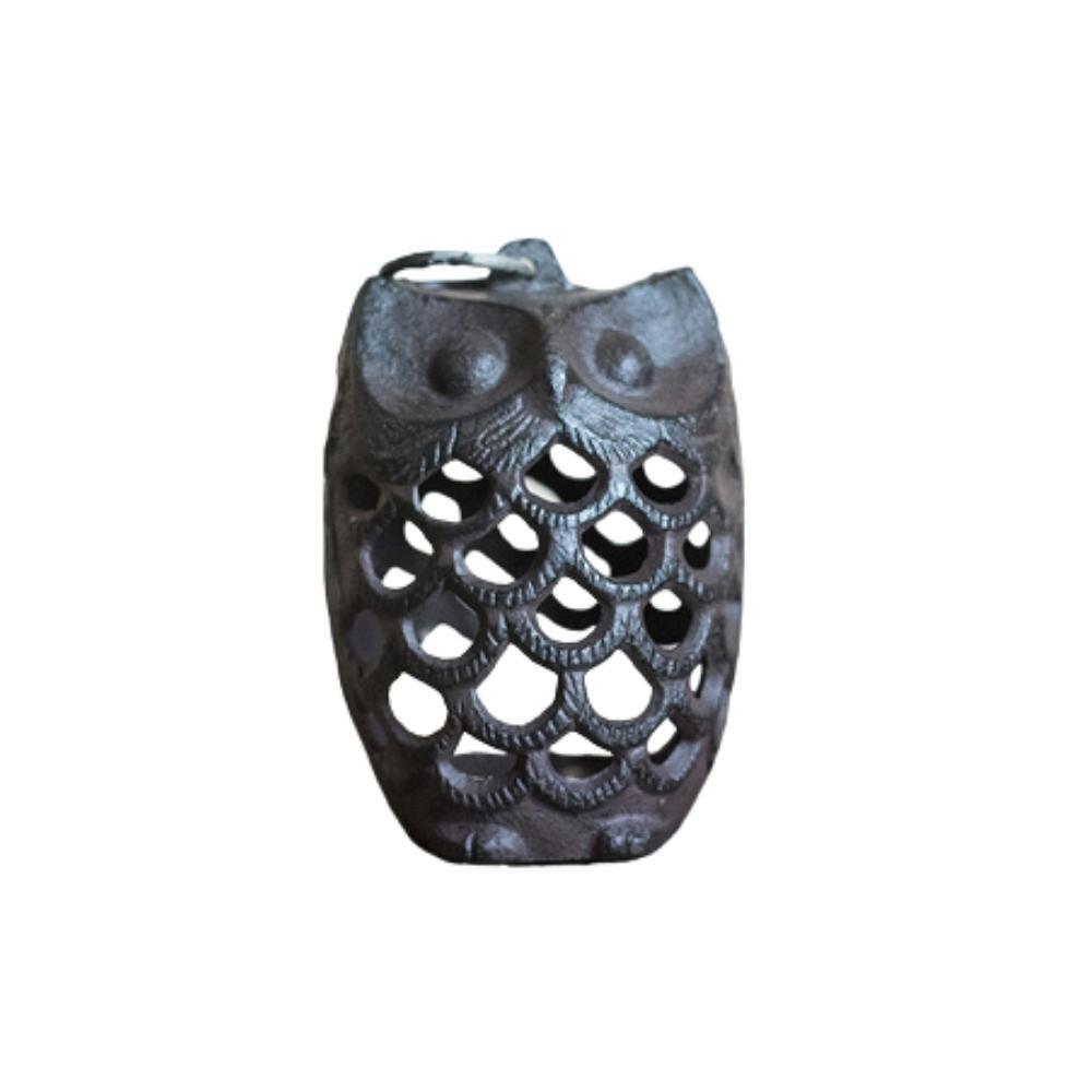 Vintage Cast Iron Owl Tealight Holder