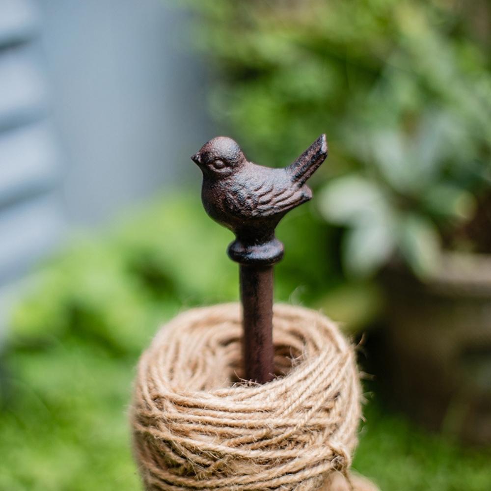 Vintage Cast Iron Kitchen Roll Holder - Bird