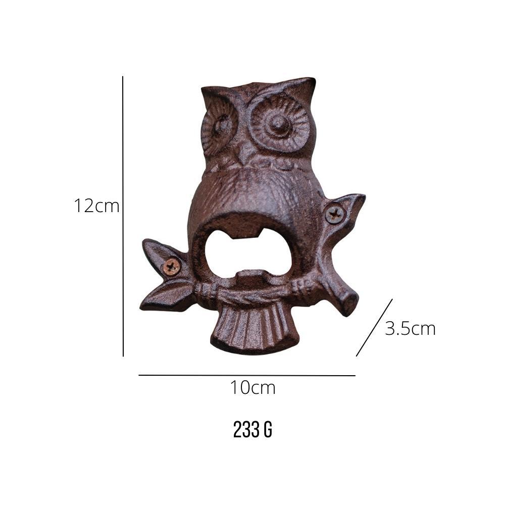 Cast Iron Owl Bottle Opener