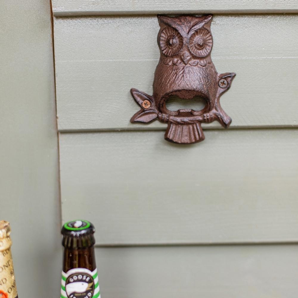 Cast Iron Owl Bottle Opener