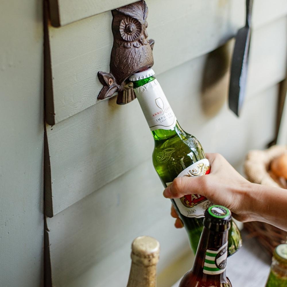Cast Iron Owl Bottle Opener