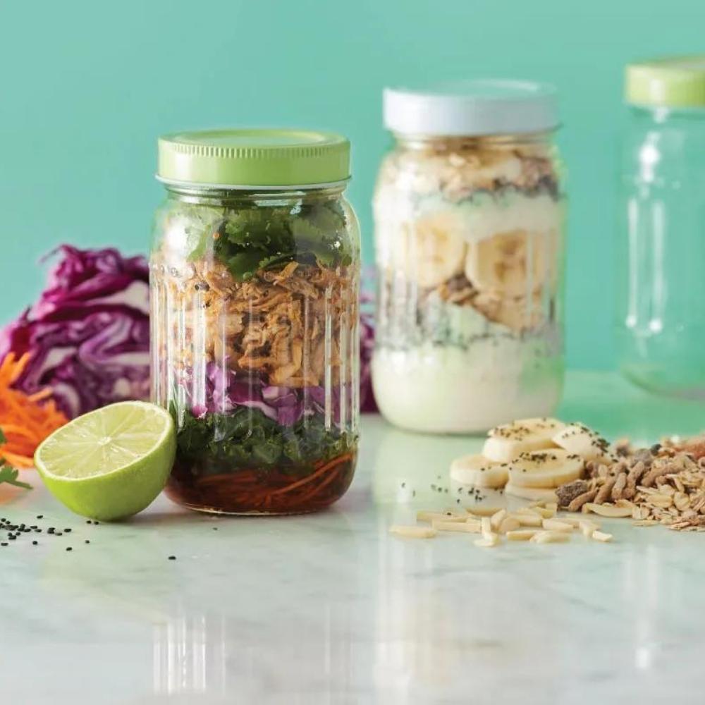 Davis & Waddell Meal in a Jar Canister (Set of 2)