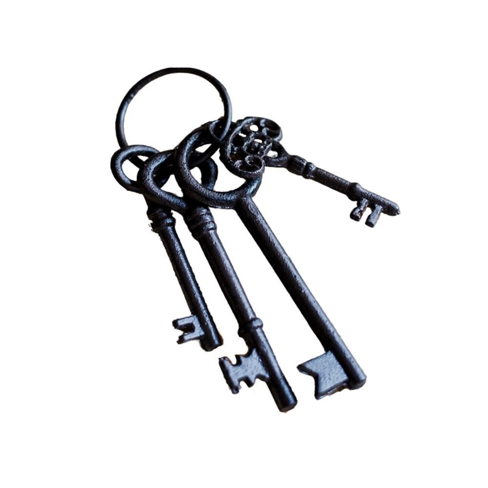 Vintage Cast Iron Wind Chime Keys
