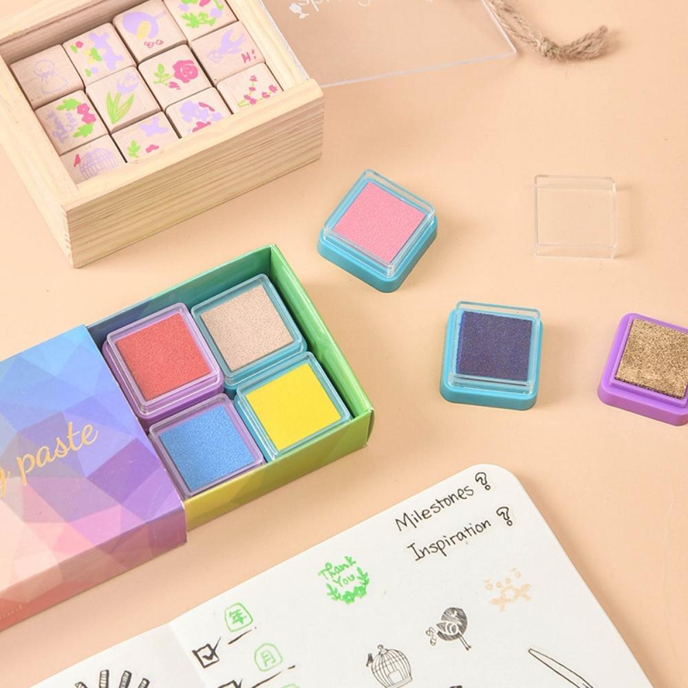 Rainbow Ink Pad Set of 16 Colours