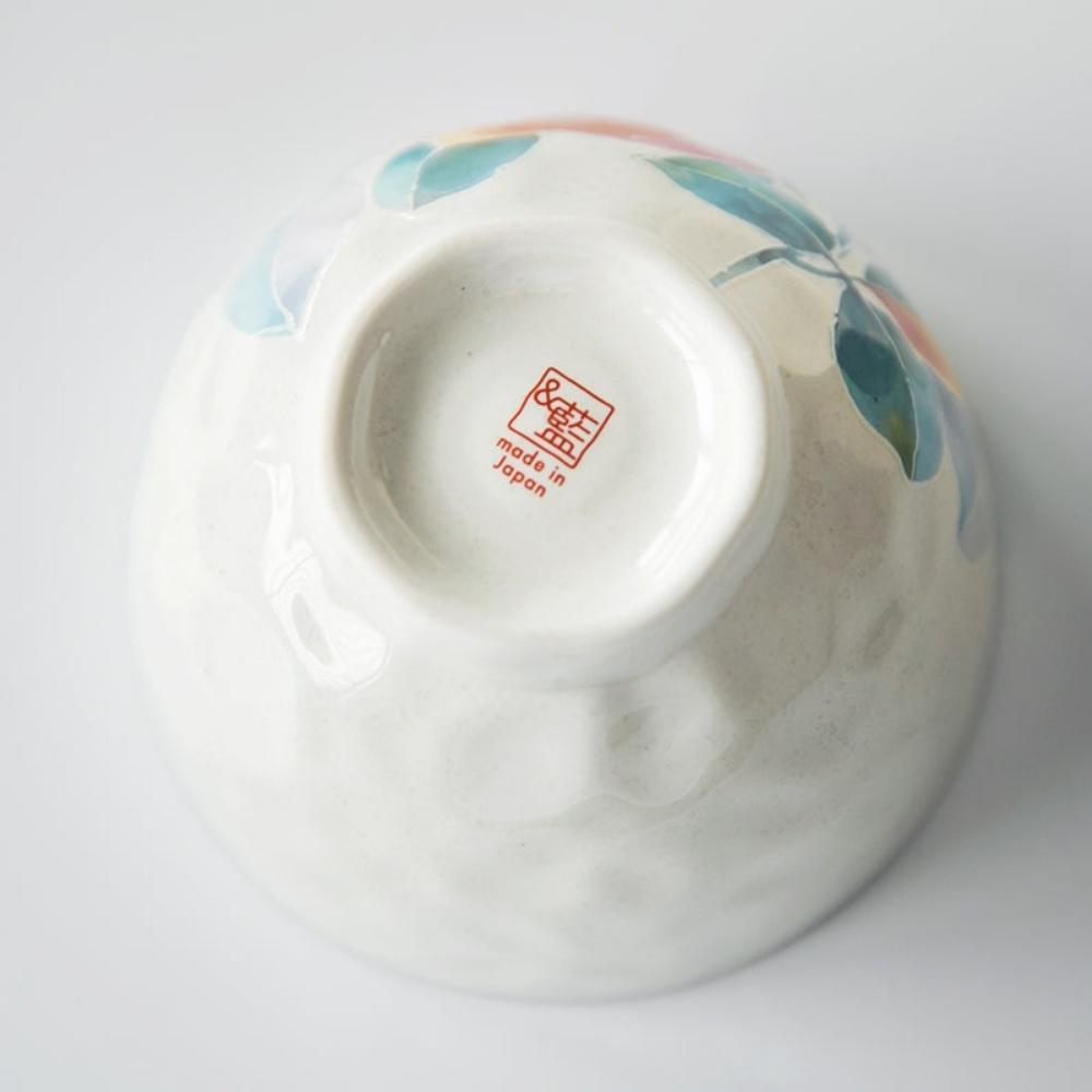 And Ai Minoyaki Hanakotoba Rice Bowls Set of 5