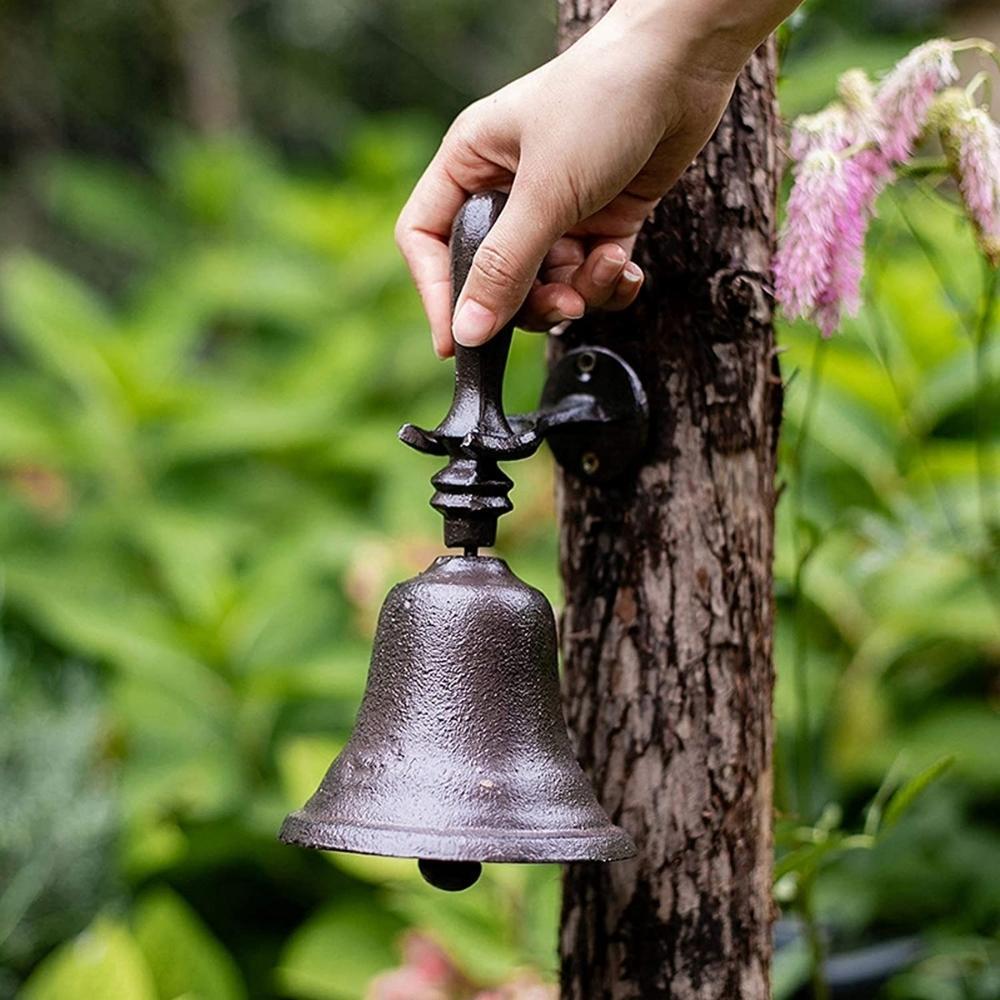 Cast Iron Garden Door Bell Wind Chime