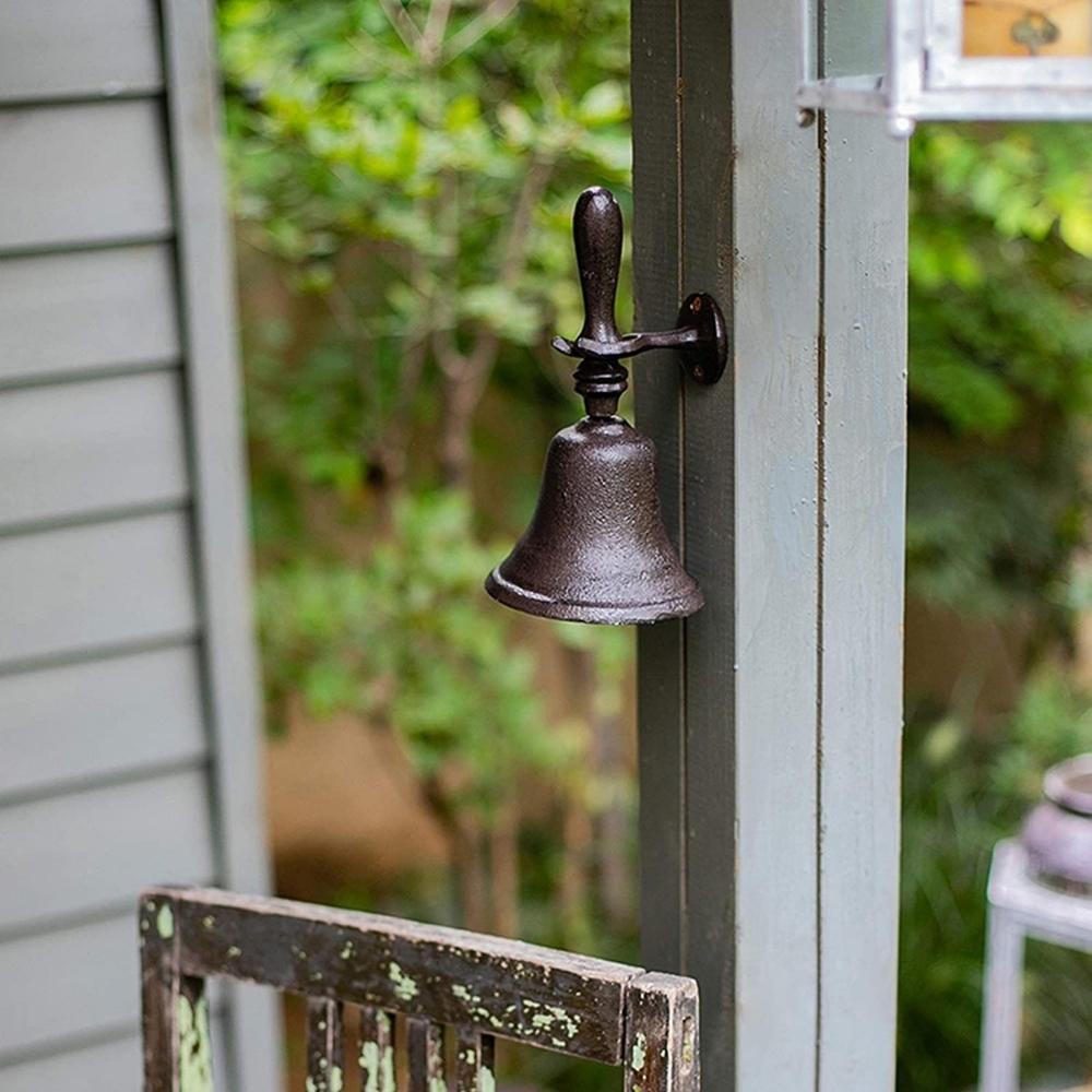 Cast Iron Garden Door Bell Wind Chime