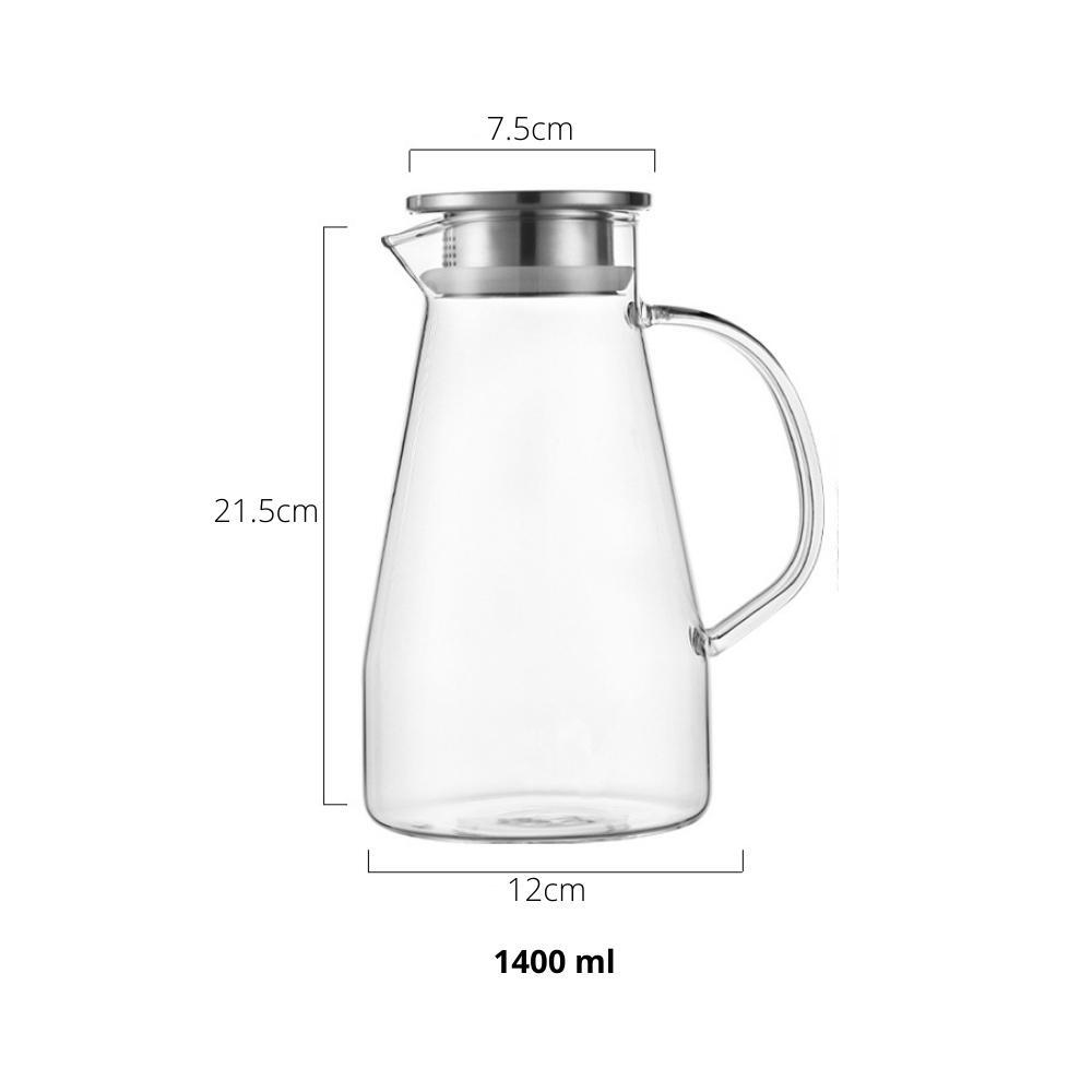 Christie Clear Glass Water Jug 1.4L