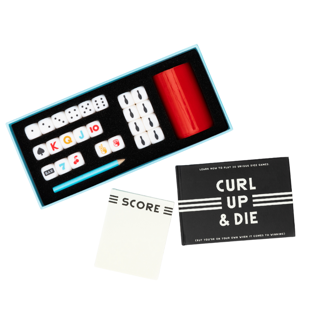 Galison That's How We Roll Dice Game Set