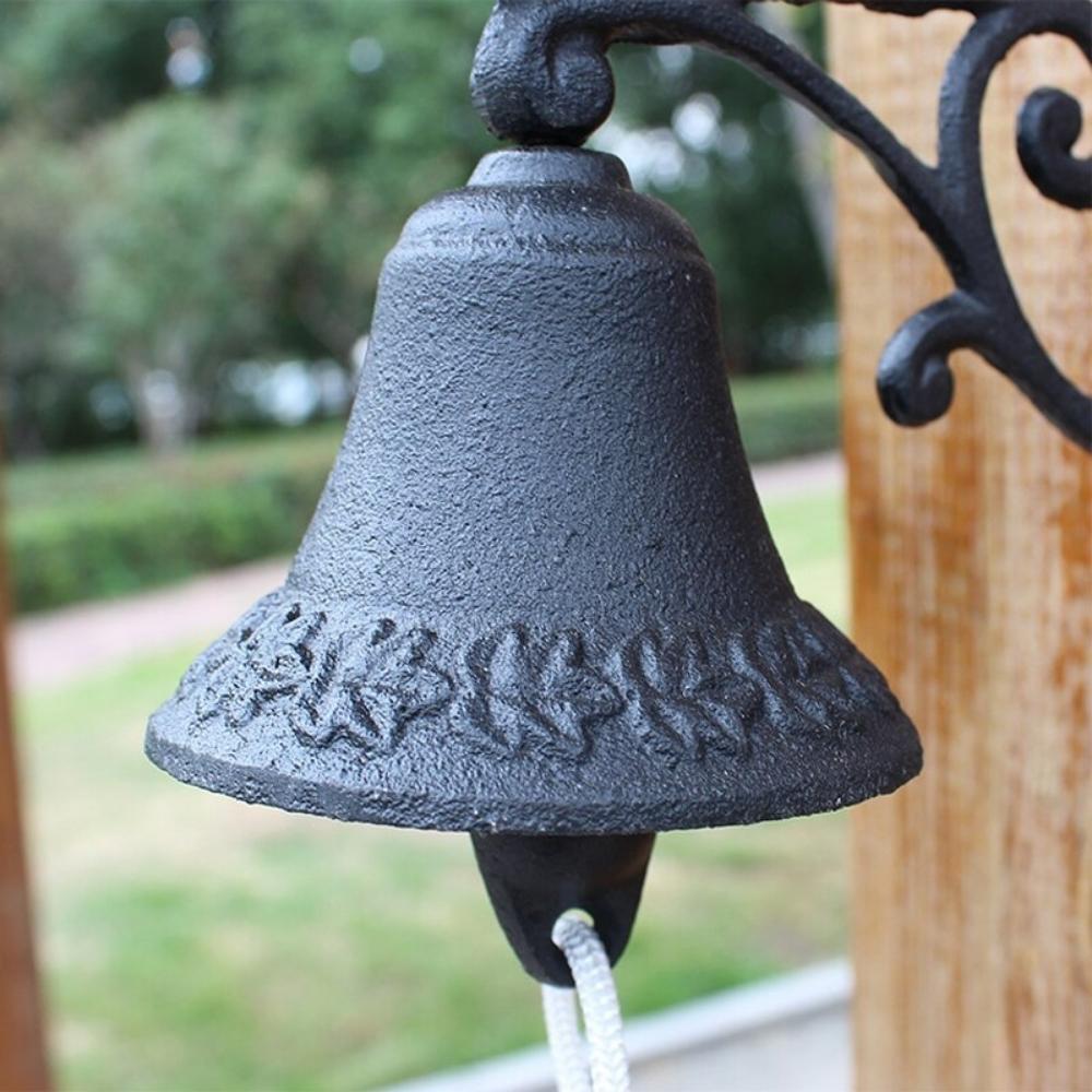 Cast Iron Hand Painted Rooster Garden Hanging Door Bell