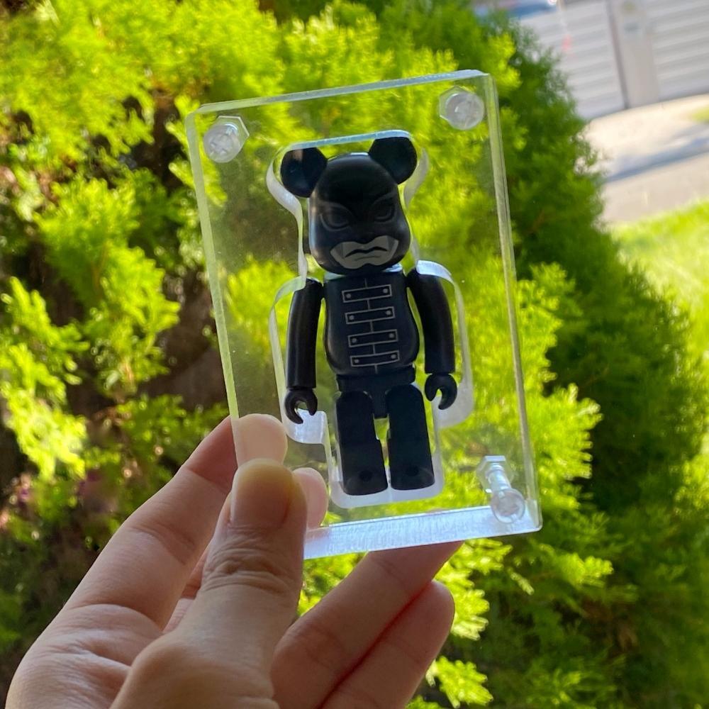 100% Bearbrick Clear Acrylic Display Case