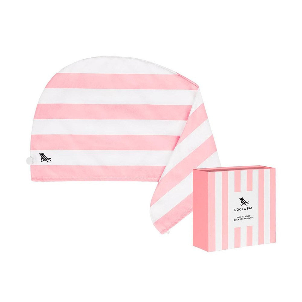 Dock & Bay Hair Wrap Cabana Collection - Malibu Pink