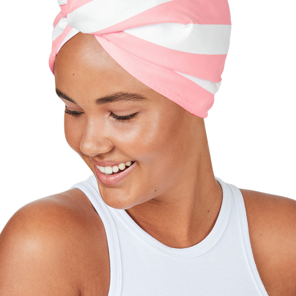 Dock & Bay Hair Wrap Cabana Collection - Malibu Pink
