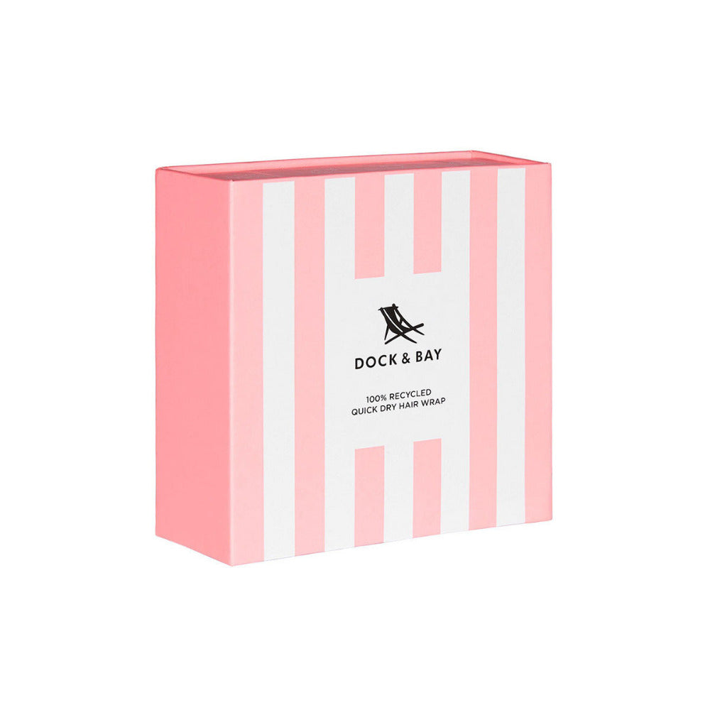 Dock & Bay Hair Wrap Cabana Collection - Malibu Pink